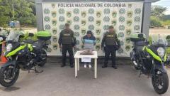 Una de las capturadas. 