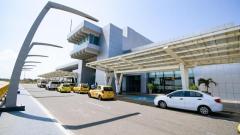 Aspecto del aeropuerto. 