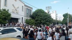 Imágenes del sepelio. 