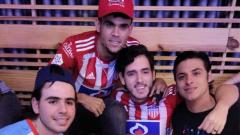 Luis Diaz se reunió con familiares y amigos. 