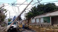 Los trabajos de la compañía se ejecutan desde tempranas horas de este domingo