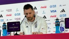 Lionel Messi respondió a las preguntas de la prensa durante este lunes en Catar