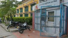 En esta Casa de Justicia del barrio La Paz fue agredida Milena Altamar por su expareja, en hechos ocurridos la semana anterior.