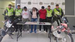 Capturados con agentes / arma incautada