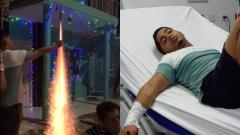 Momento del hecho / Lesionado en el hospital. 