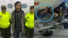 Capturado con agentes / imágenes de los hechos