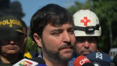 Jaime Pumarejo, alcalde de Barranquilla, desde el lugar del incendio