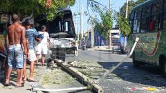 El accidente paralizó parcialmente el tráfico en la zona