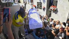 Entierro de Adolfo José Valega Gutiérrez, niño intoxicado. 