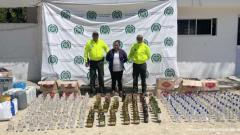 Capturada con agentes. 