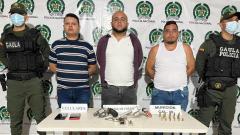  Andrés Grau Jiménez, Mauro Álvarez Giraldo y Jesús Polo Samper, fueron capturados en Barranquilla.