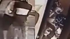 El hecho quedó grabado por cámaras de seguridad