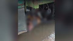 El cuerpo sin vida con su imagen censurada para proteger de sensibilidades