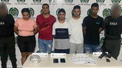 Los delincuentes capturados