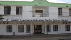 Aspecto de la oficina del Instituto Colombiano de Bienestar Familiar en Barranquilla. 