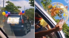 Celabración en las calles de Medellín