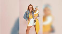 Maía y su pequeña Magdalena. 