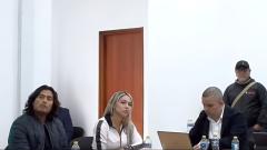 Nicolás Petro y Day Vásquez en el búnker de la Fiscalía.