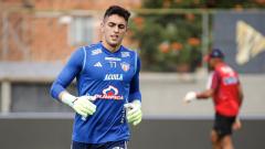 Mele en un entrenamiento con Junior