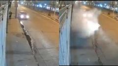 El sujeto en el momento de la detonación