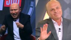 Jorge Bermúdez a la izquierda y Carlos Antonio Vélez a la derecha