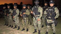 Unidades del Gaula dispuestas para velar por la seguridad en Villa Campestre.