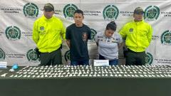 Alias Masacre y una mujer, los adultos detenidos por las unidades de la Policía Metropolitana de Barranquilla