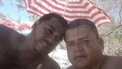 Jorge Eliécer Díaz Collazos y Digno Palomino Rodríguez en una fotografía de años atrás tomada en Venezuela.