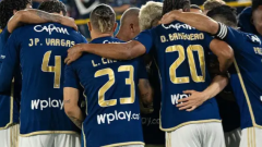 Jugadores de Millonarios en reunión.