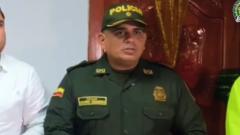 El coronel Eduardo Chamorro Pinzón, comandante de la Policía en el Cesar.