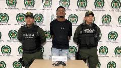 Capturado por el Gaula.