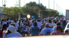 Marcha pacífica en Aguachica por el asesinato de la familia Lora Rincón.