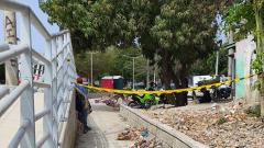 Escena del crimen en Rebolo.