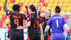 Jugadoras de la selección Colombia Femenina de Fútbol Sala.