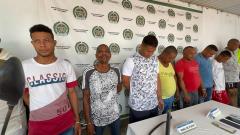 Miembros del Clan del Golfo capturados.