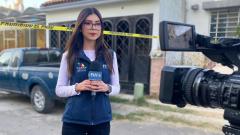 Periodista que casi sufre embestida de un carro.