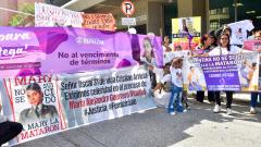 Plantón por mujeres en Barranquilla.