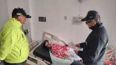 'Titi' siendo acompañado por las autoridades.