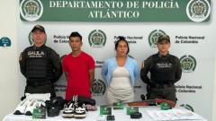 'La Piña' y 'La gorda 07', capturados en Baranoa.