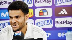 Luis Díaz en rueda de prensa.