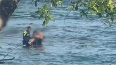 Policía, héroe en el mar de Capurganá.