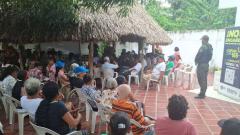 Gaula de la Policía realiza jornadas de prevención contra el secuestro y la extorsión.