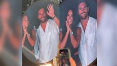 Messi y Antonella en el concierto de Coldplay