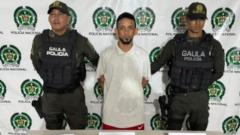 captura de Darwin David García Garban, conocido con el alias de ‘Charawy’