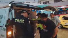 Momento de la aprehensión del menor 