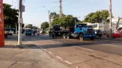 El accidente de tránsito se registró en la Vía 40 con carrera 67.