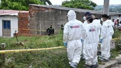 Imagen referencial de la escena del crimen 