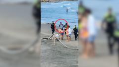 Captura de video del momento de la captura