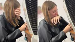 Momento en que la joven es descubierta