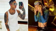 B-King y Regio Clown, artistas colombianos de música urbana.